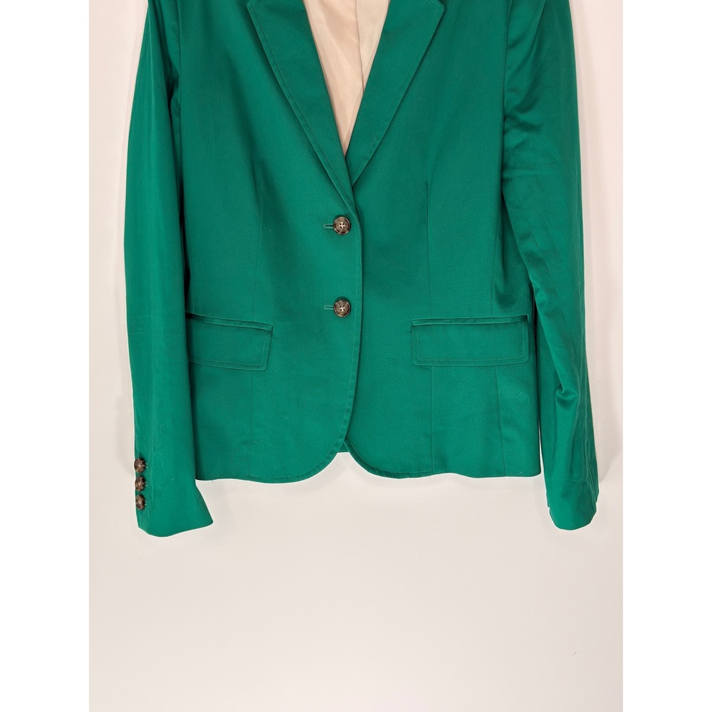 Banana Republic Green Blazer Women's Basic Office Work Career Business Size 8 - Picture 4 of 13